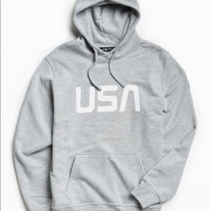 Men’s Grey NorthFace USA hoodie